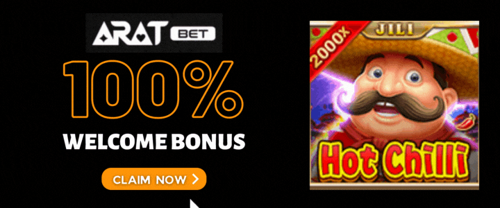 Aratbet 100 Deposit Bonus - Hot Chilli Slot