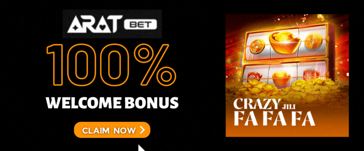 Aratbet 100 Deposit Bonus - Crazy FaFaFa slot
