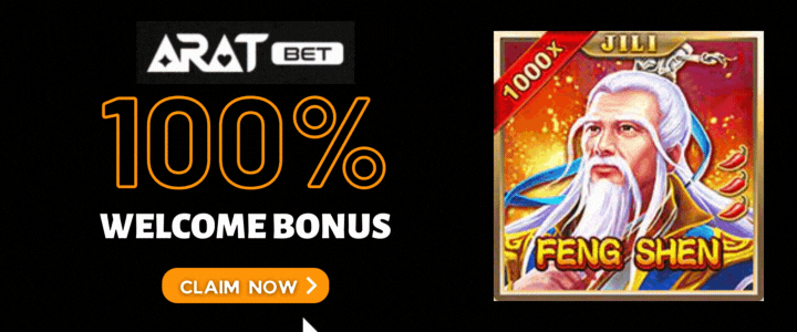 Aratbet 100 Deposit Bonus - Feng Shen Slot