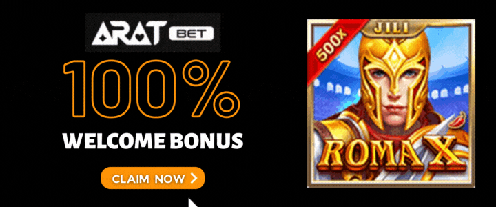 Aratbet 100 Deposit Bonus - Roma X Slot