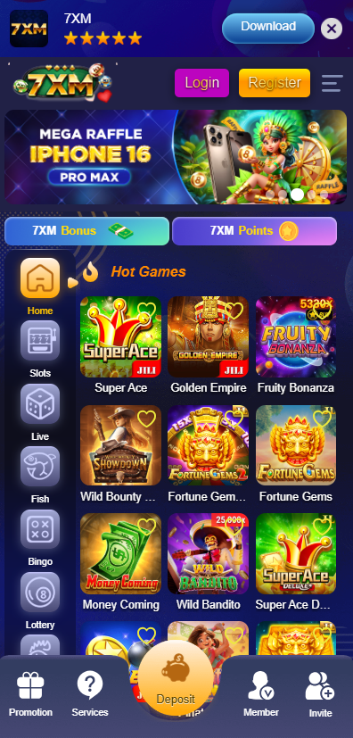 7Xm Casino - Homepage - phbet1
