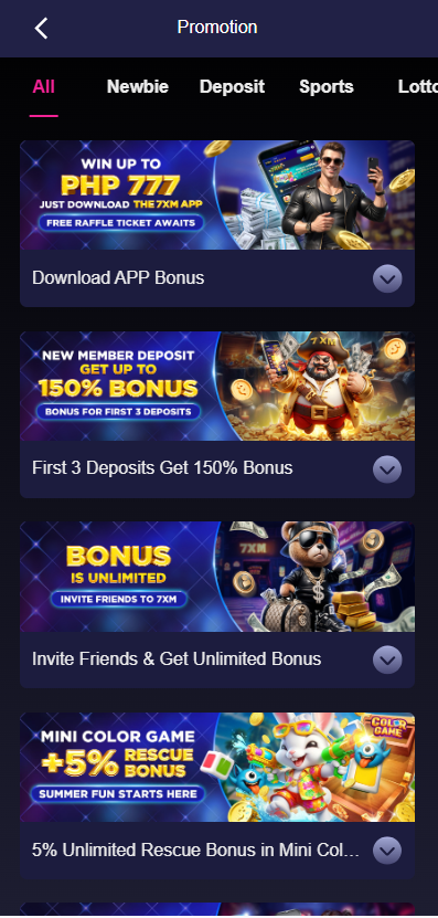 7Xm Casino - Promotion - phbet1