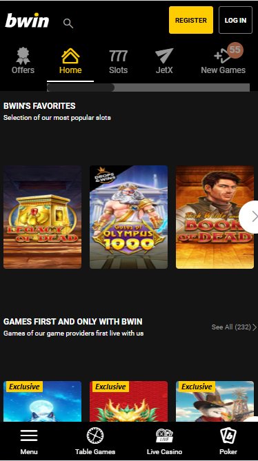 Bwin Casino - Homepage - phbet1