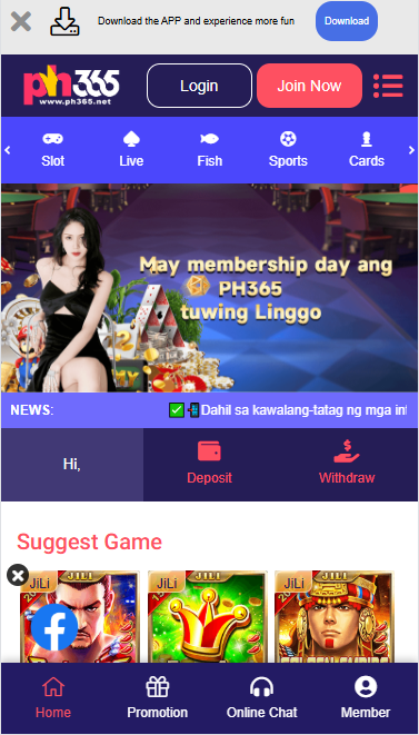 365 Online Casino - Homepage - phbet1
