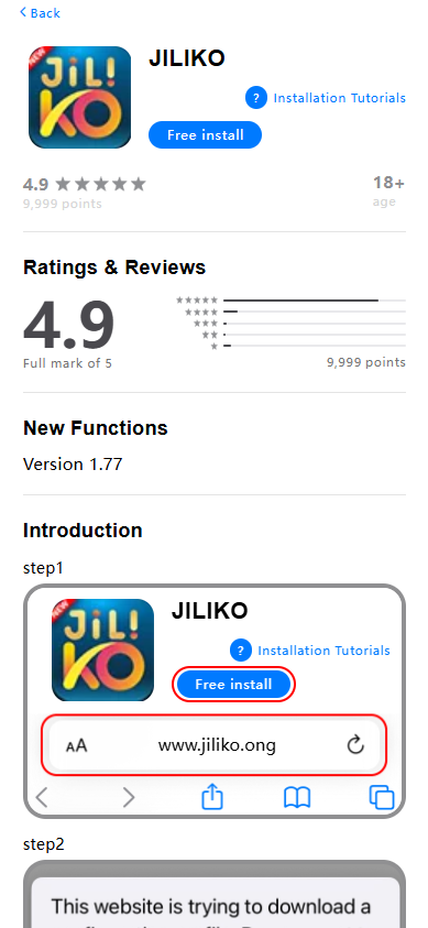 Jiliko Online Casino APK Download - phbet1