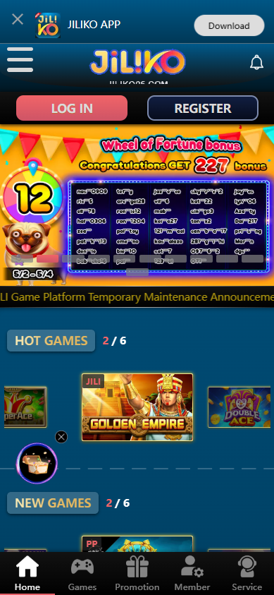 Jiliko Online Casino - Homepage - phbet1