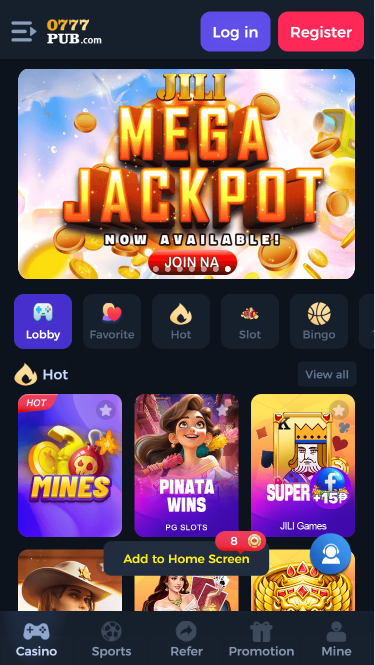 777Pub Online Casino - Homepage - phbet1