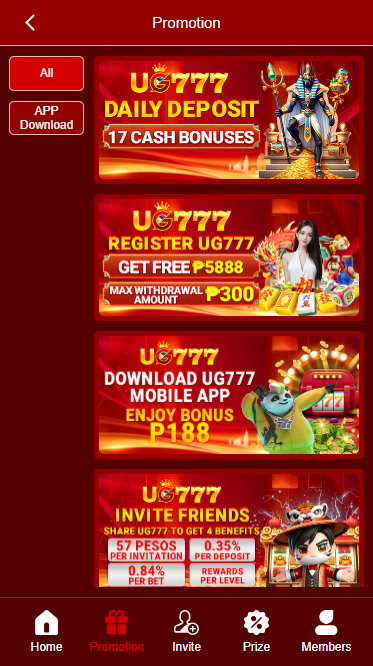 Ug777 Casino - Promotion - phbet1