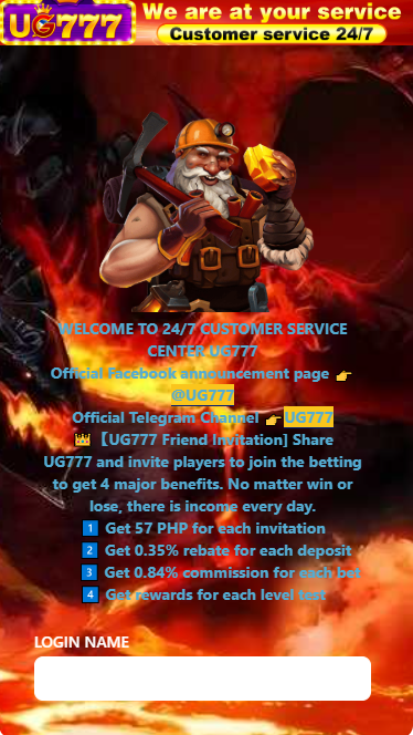 Ug777 Casino - CustomerSupport - phbet1