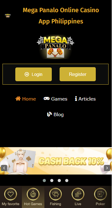 Megapanalo Casino - Homepage - phbet1