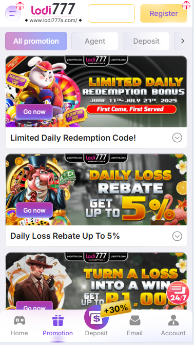 Lodi777 Casino - Promotion - phbet1