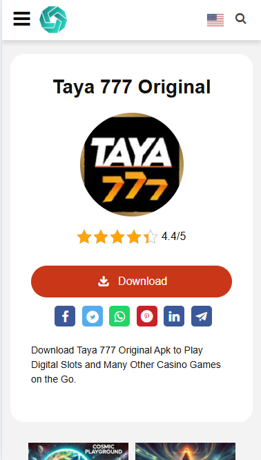 Taya777 Casino - APP Download - phbet1