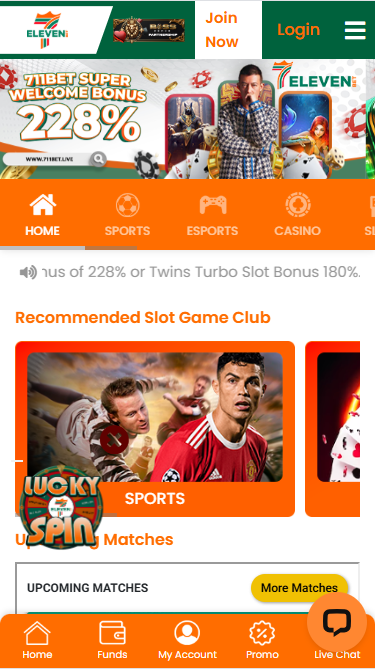 711Bet Casino - Homepage - phbet1