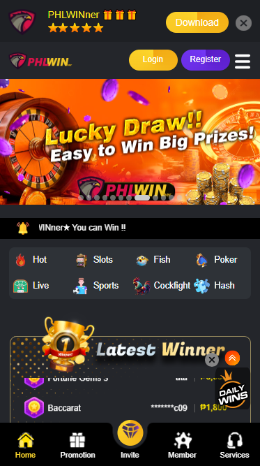 PHLWin Casino - Homepage - phbet1