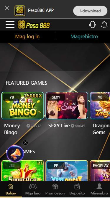 Peso888 Casino - Homepage - phbet1